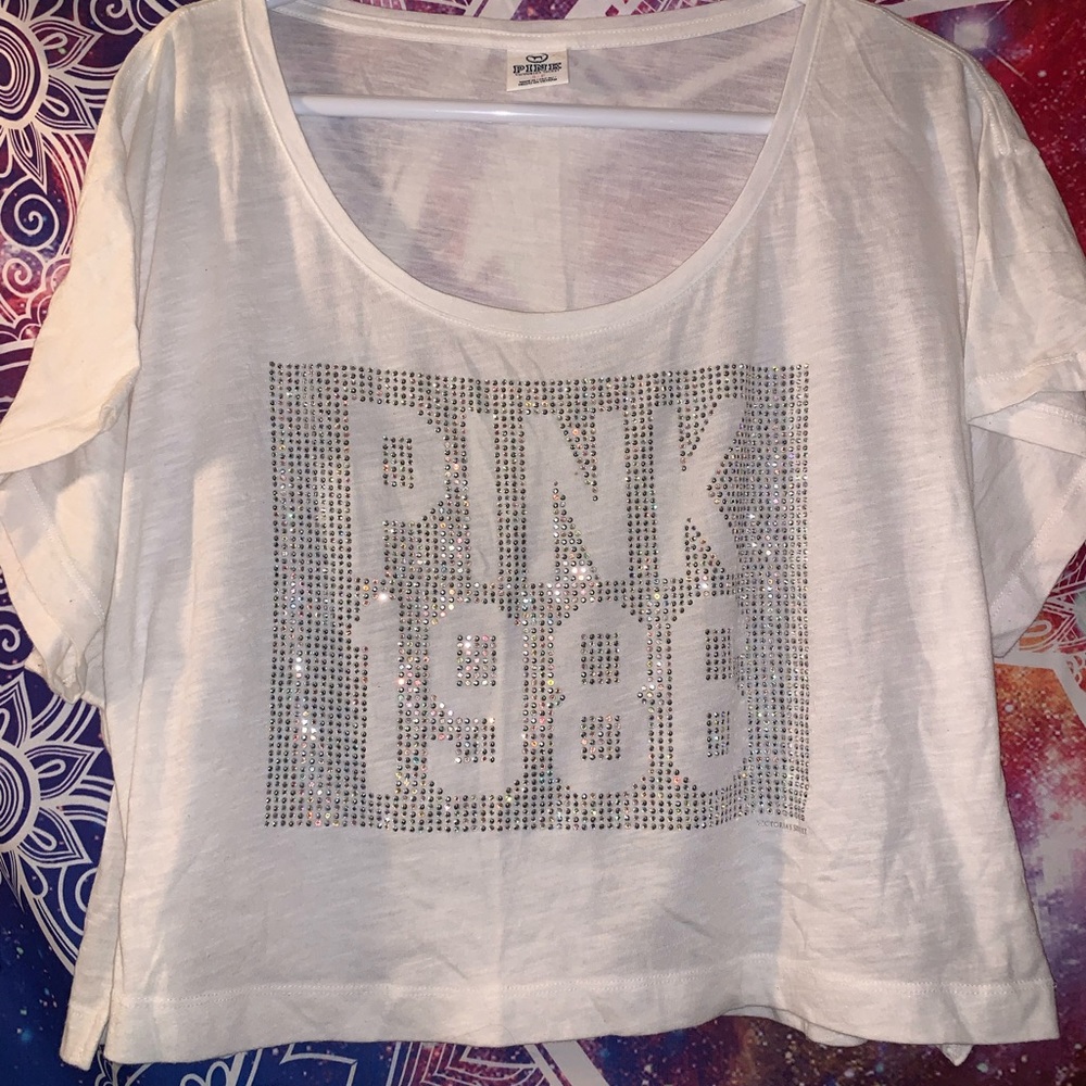 VS PINK Bling Crop-Top